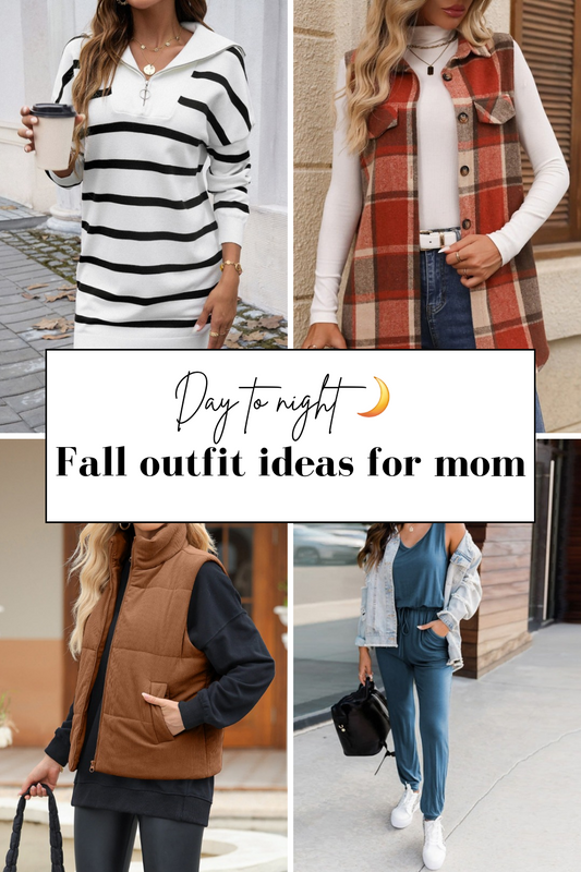 Day-to-night fall outfit ideas for Mom