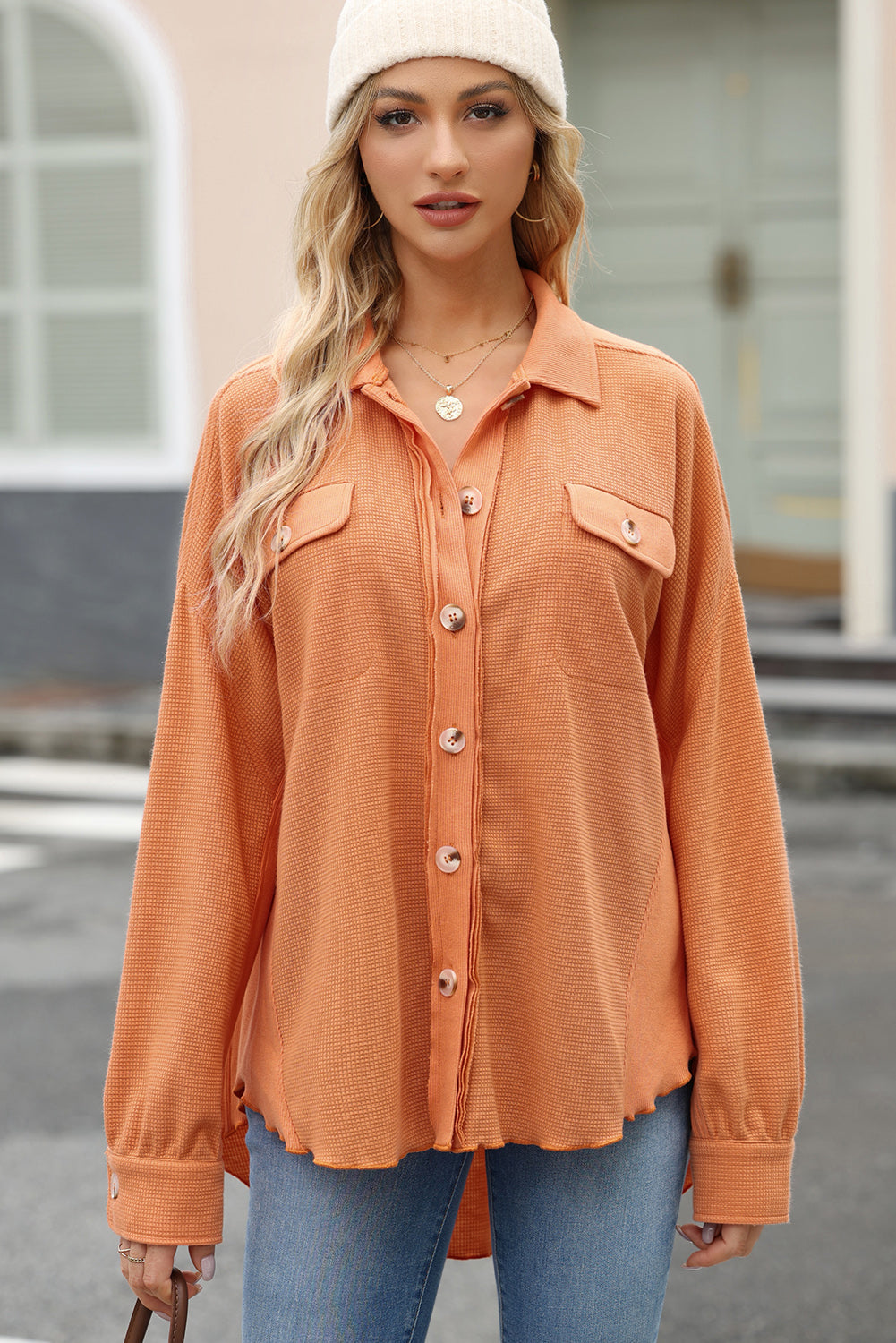 Classic Button-Up Long Sleeve Shirt