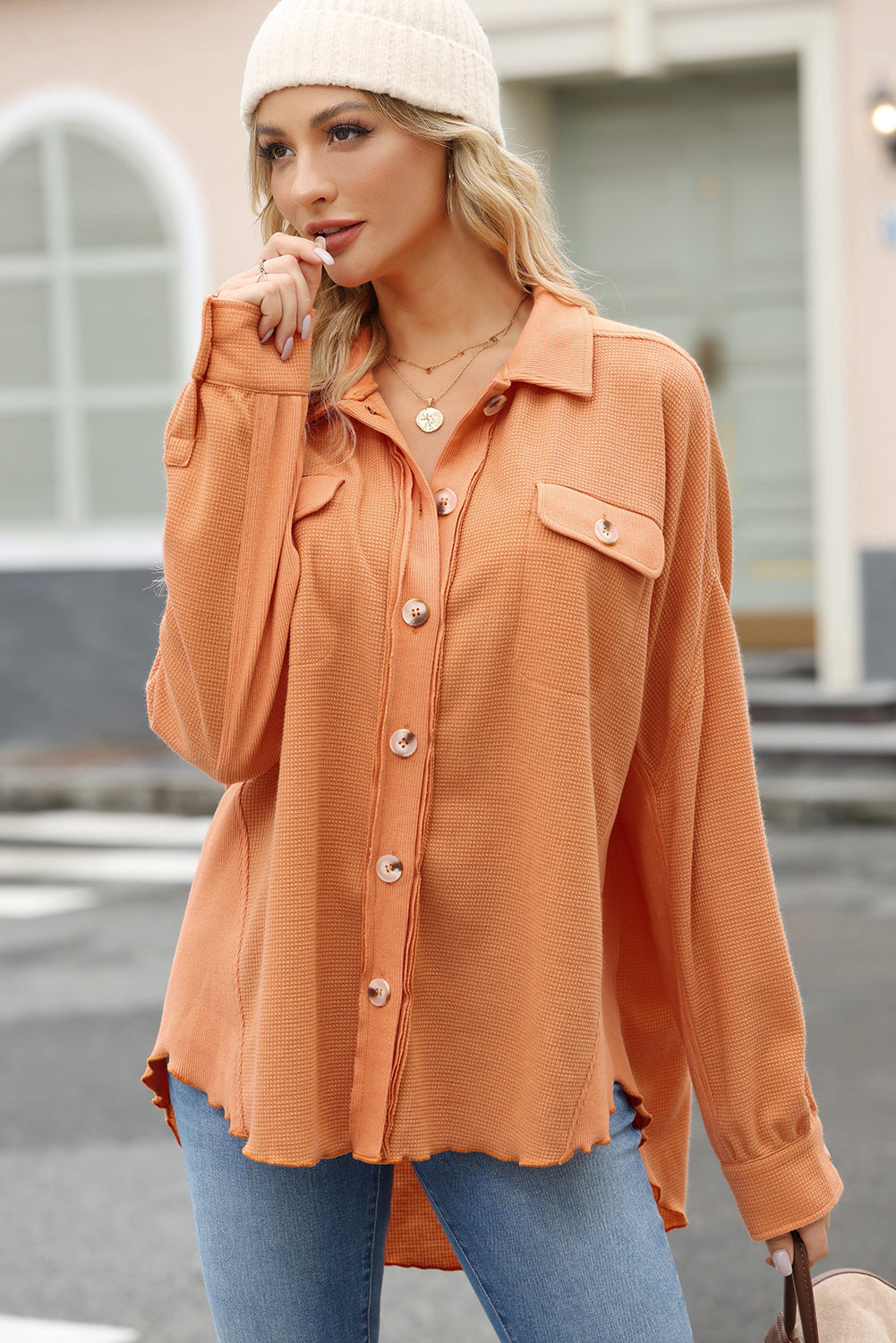 Classic Button-Up Long Sleeve Shirt