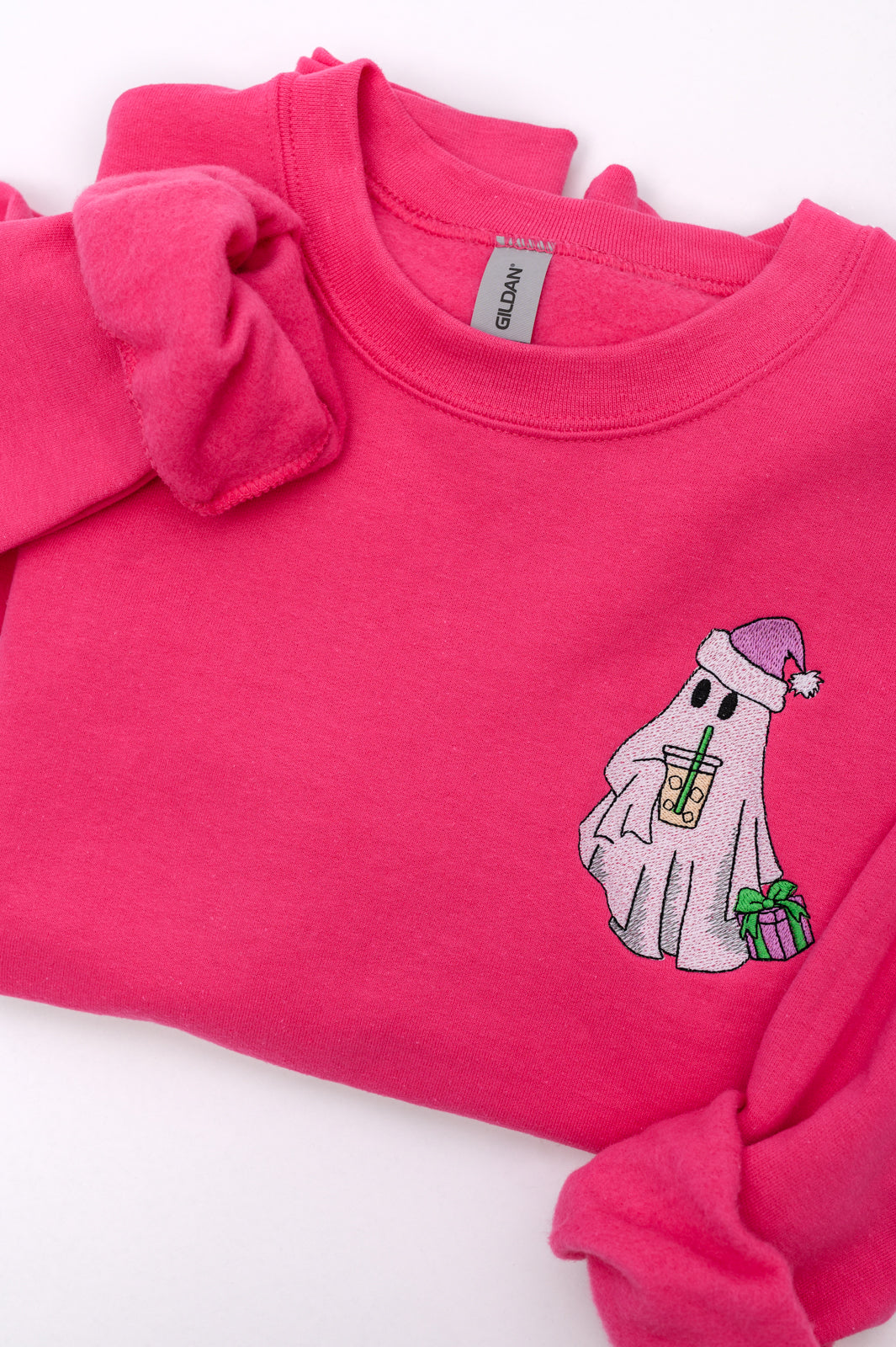 PREORDER: Bougie Santa Ghost Embroidered Sweatshirt