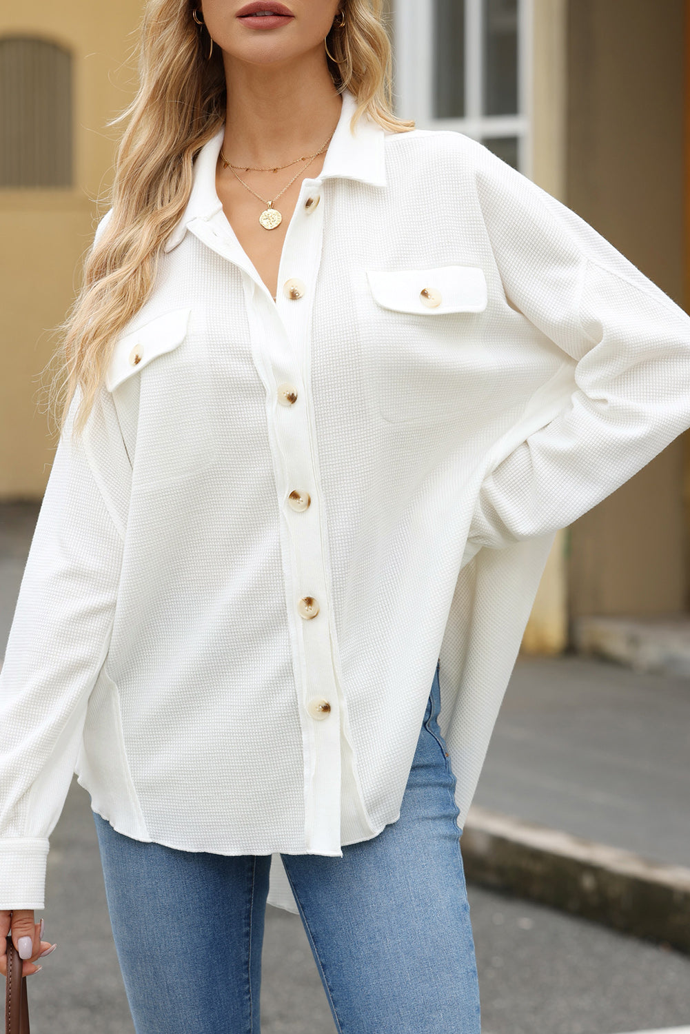 Classic Button-Up Long Sleeve Shirt